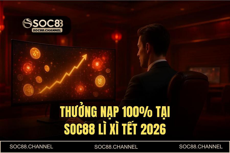 Thưởng nạp 100% - Nhân đôi vốn, nhân đôi cơ hội chiến thắng