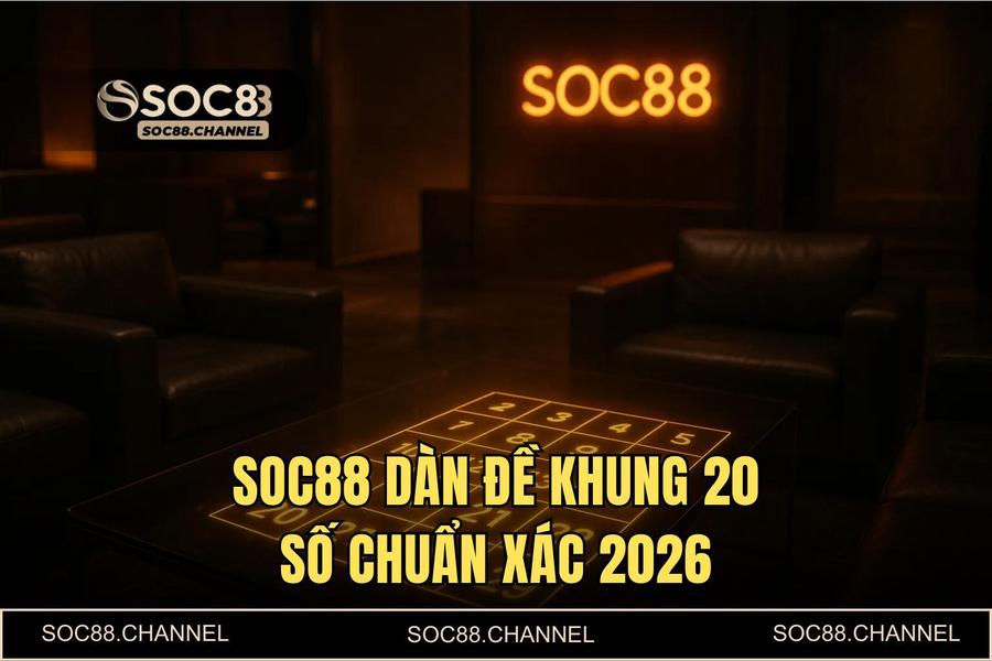 Dàn đề khung 20 số chuẩn xác: Bí kíp soi cầu AI bất bại tại SOC88 2026