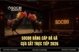 Đá gà cựa sắt trực tiếp SOC88: Đỉnh cao cược Thomo 2026