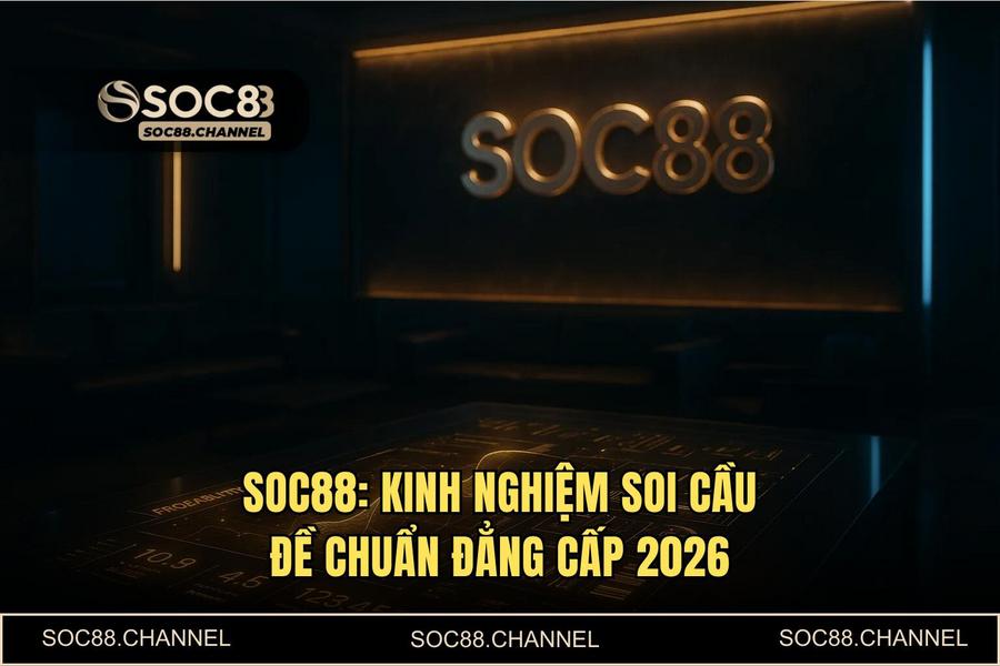 Kinh nghiệm soi cầu đề chuẩn: Bí kíp thắng lớn 1 ăn 99 tại SOC88